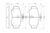 HYUNDAI 5811544020 Brake Pad Set, disc brake